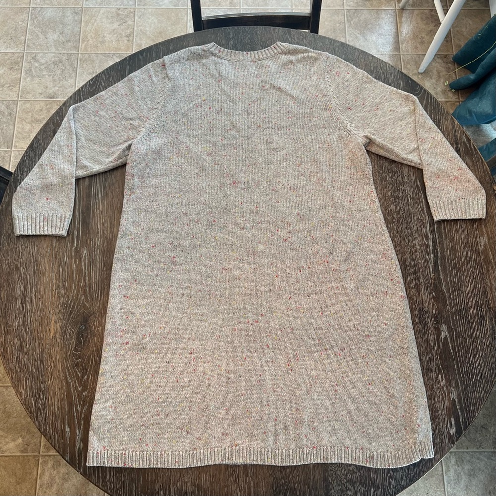 Talbots Plus Size 2x Gray W/ Micro Multicolor Spr… - image 2